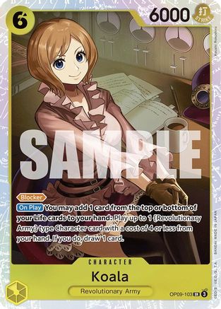 Koala (OP09-103) [Emperors in the New World] Foil One Piece Single Bandai