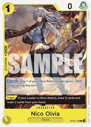 Nico Olvia (OP09-106) [Emperors in the New World] One Piece Single Bandai