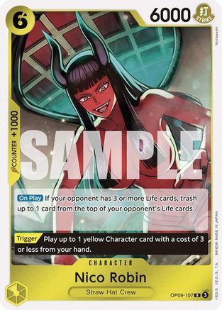Nico Robin (107) (OP09-107) [Emperors in the New World] Foil One Piece Single Bandai