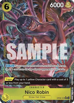 Nico Robin (107) (Parallel) (OP09-107) [Emperors in the New World] Foil One Piece Single Bandai