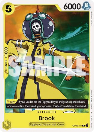 Brook (111) (OP09-111) [Emperors in the New World] One Piece Single Bandai