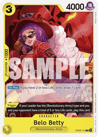 Belo Betty (OP09-112) [Emperors in the New World] One Piece Single Bandai