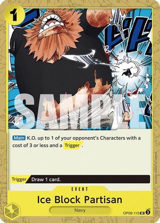 Ice Block Partisan (OP09-115) [Emperors in the New World] One Piece Single Bandai
