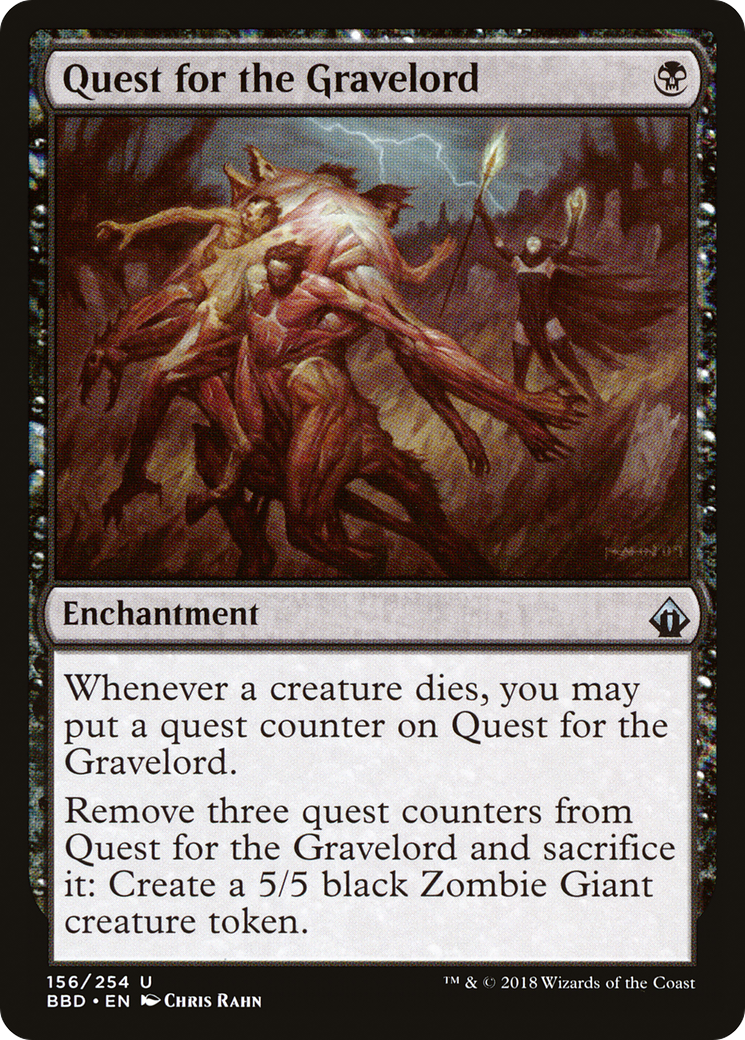 Quest for the Gravelord (BBD-156) [Battlebond] Foil MTG Single Wizards of the Coast