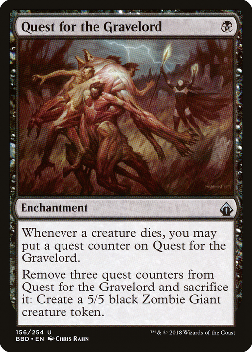 Quest for the Gravelord (BBD-156) [Battlebond] MTG Single Wizards of the Coast