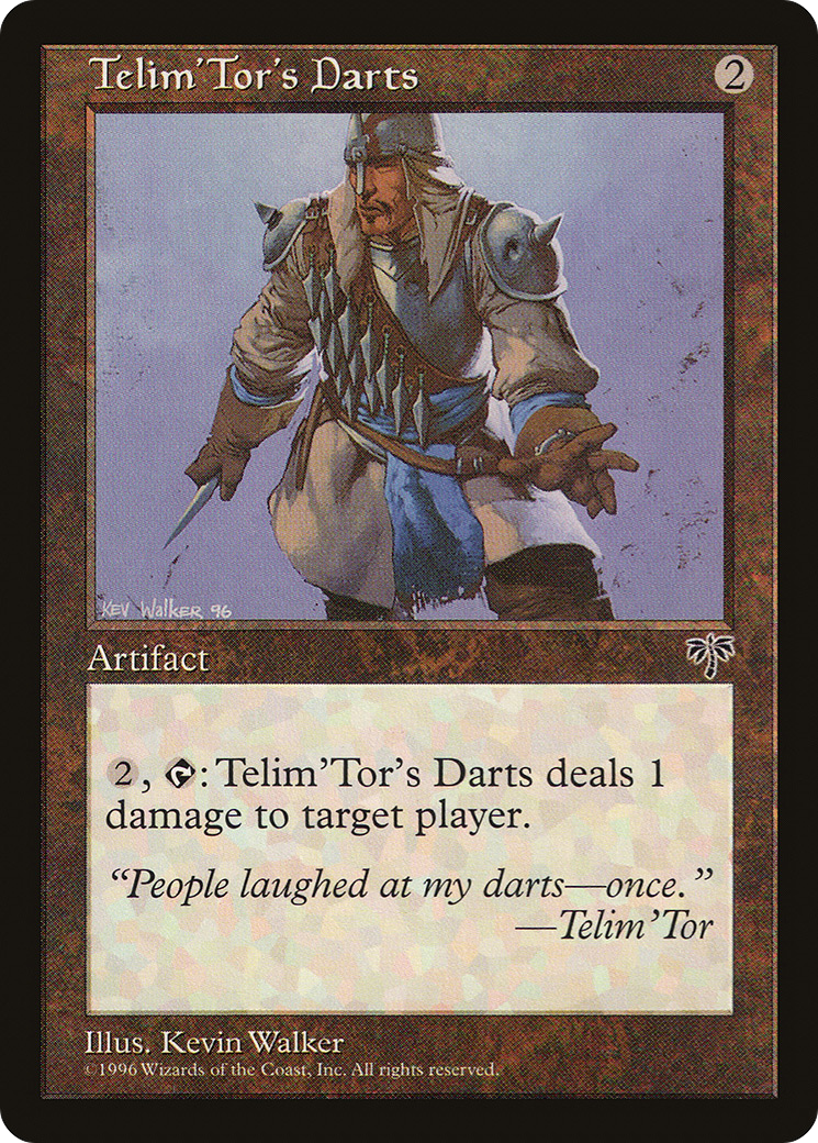 Telim'Tor's Darts (MIR-321) [Mirage] MTG Single Wizards of the Coast
