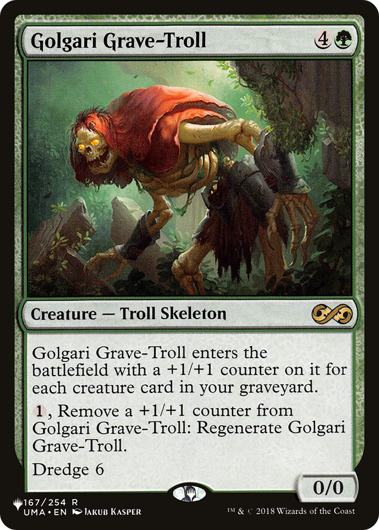 Golgari Grave-Troll (LIST-167/254) [Mystery Booster] The List MTG Single Wizards of the Coast