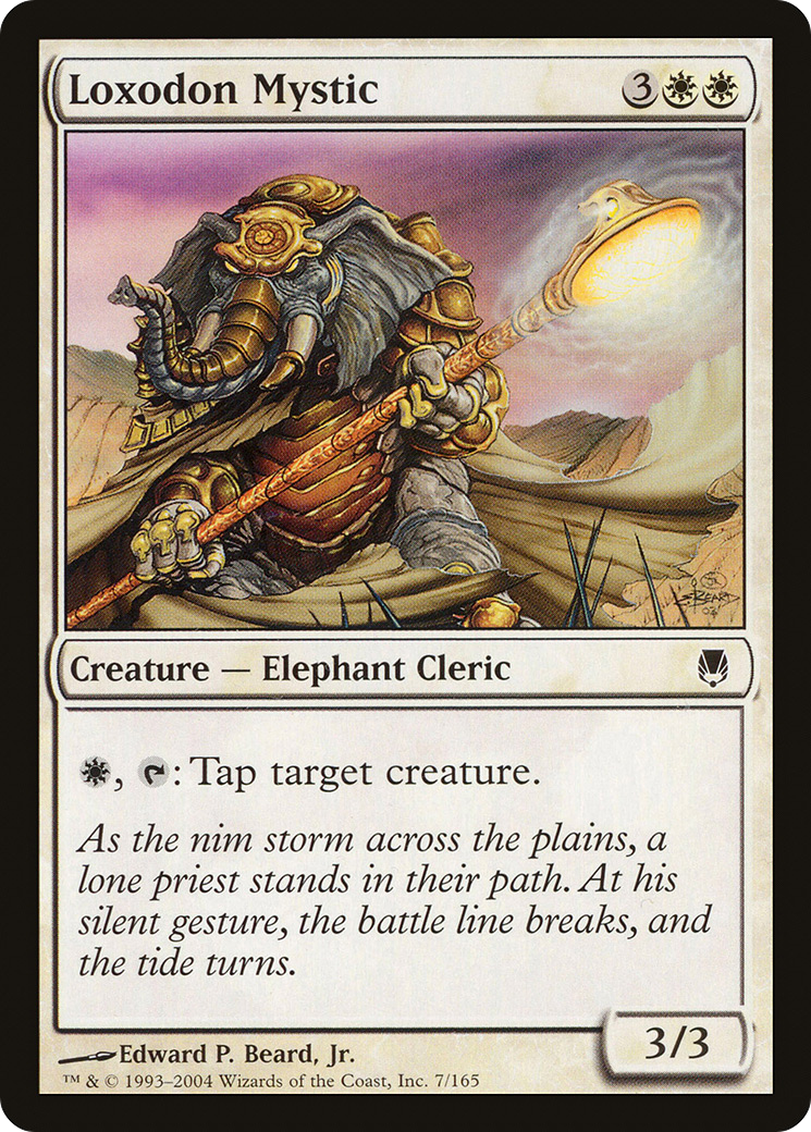 Loxodon Mystic (DST-007) [Darksteel] Foil MTG Single Wizards of the Coast