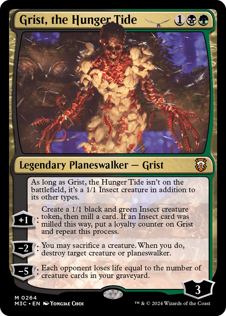 Grist, the Hunger Tide (M3C-264) [Modern Horizons 3 Commander] MTG Single Wizards of the Coast