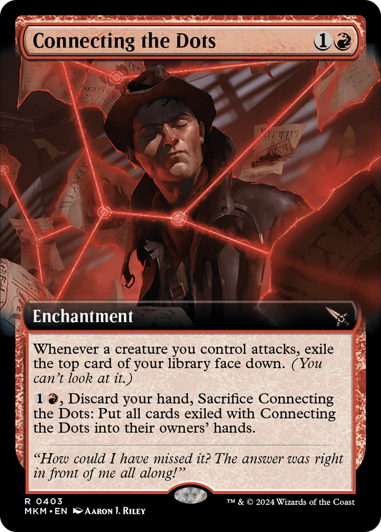 Connecting the Dots (MKM-403) [Murders at Karlov Manor] (Extended Art) MTG Single Wizards of the Coast