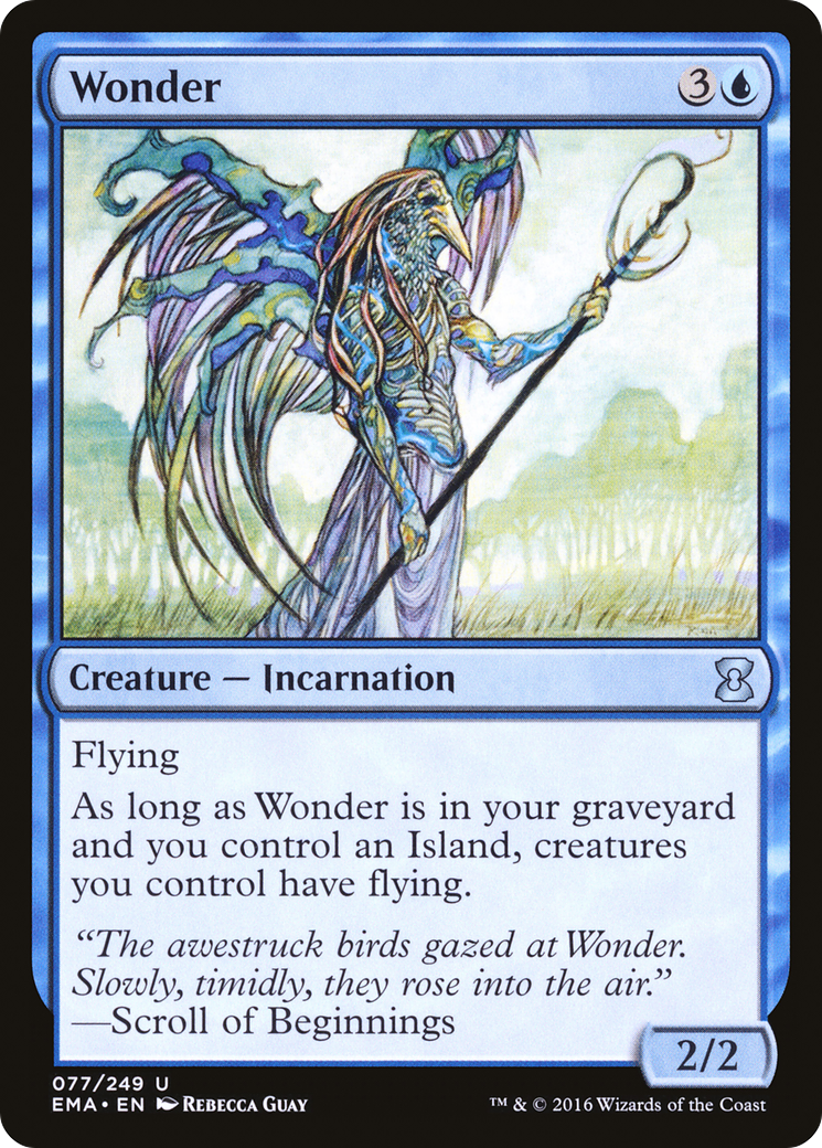 Wonder (EMA-077) [Eternal Masters] Foil MTG Single Wizards of the Coast