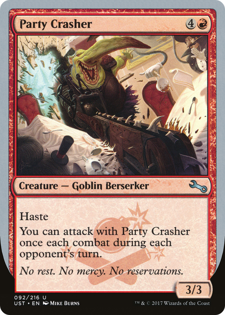 Party Crasher (UST-092) [Unstable] Foil MTG Single Wizards of the Coast