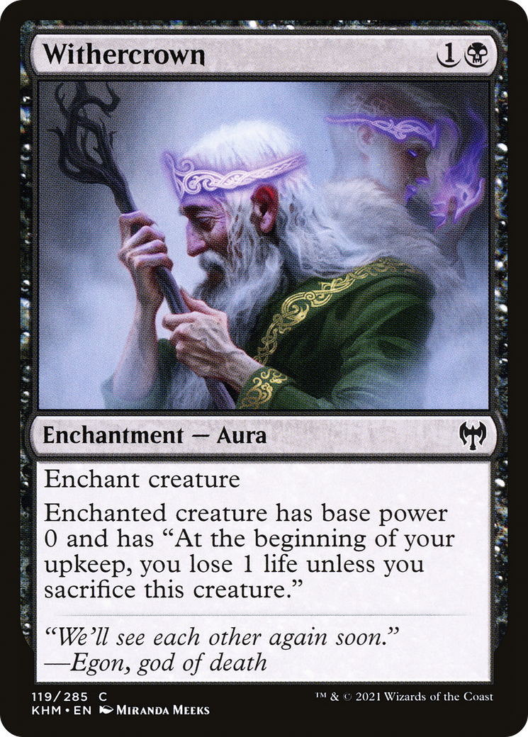 Withercrown (KHM-119) [Kaldheim] Foil MTG Single Wizards of the Coast