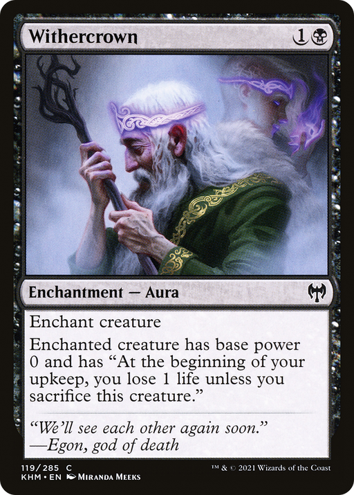 Withercrown (KHM-119) [Kaldheim] Foil MTG Single Wizards of the Coast