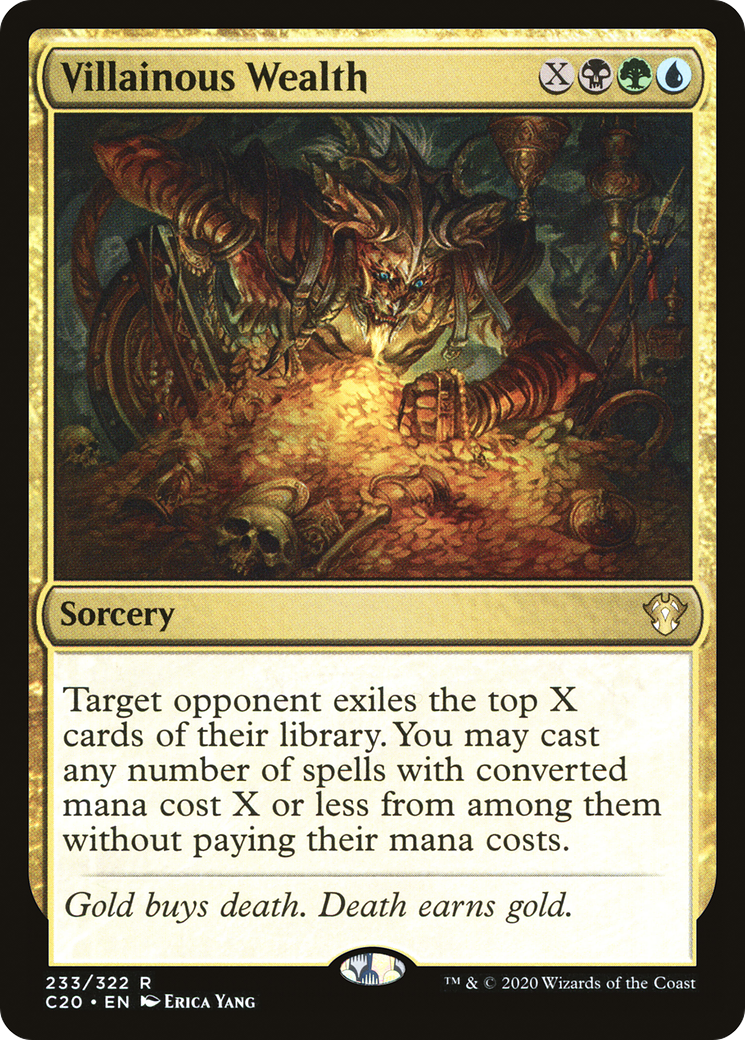 Villainous Wealth (C20-233) [Commander 2020] MTG Single Wizards of the Coast