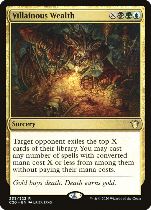 Villainous Wealth (C20-233) [Commander 2020] MTG Single Wizards of the Coast