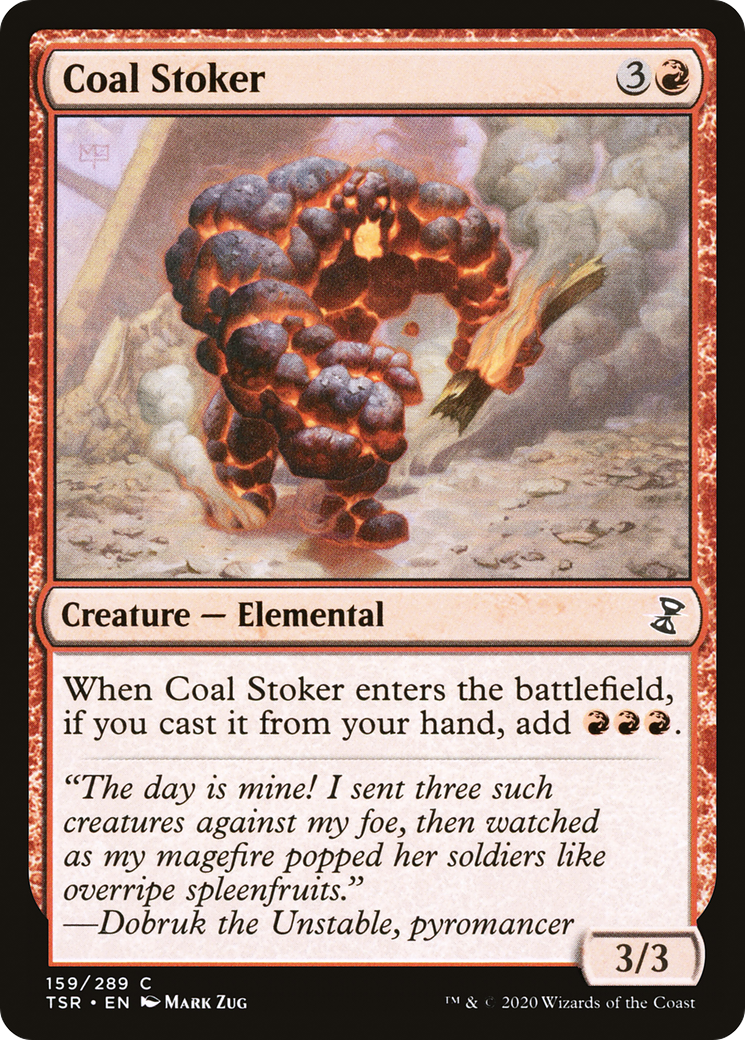 Coal Stoker (TSR-159) [Time Spiral Remastered] MTG Single Wizards of the Coast