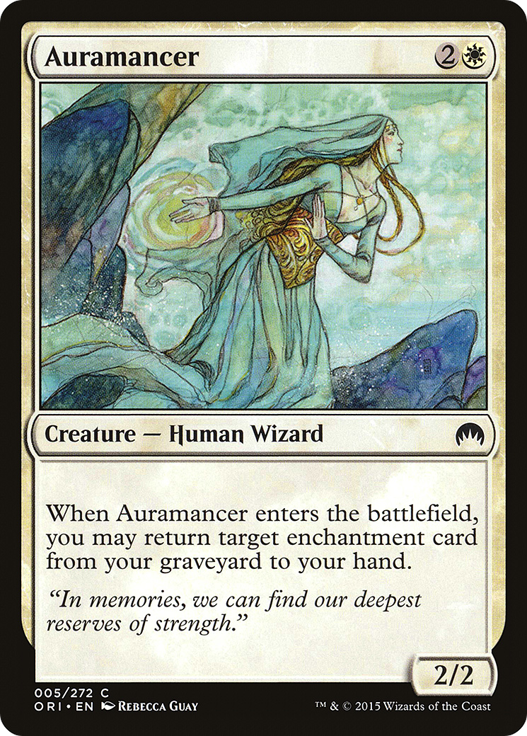 Auramancer (ORI-005) [Magic Origins] Foil MTG Single Wizards of the Coast