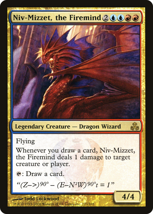Niv-Mizzet, the Firemind (GPT-123) [Guildpact] MTG Single Wizards of the Coast