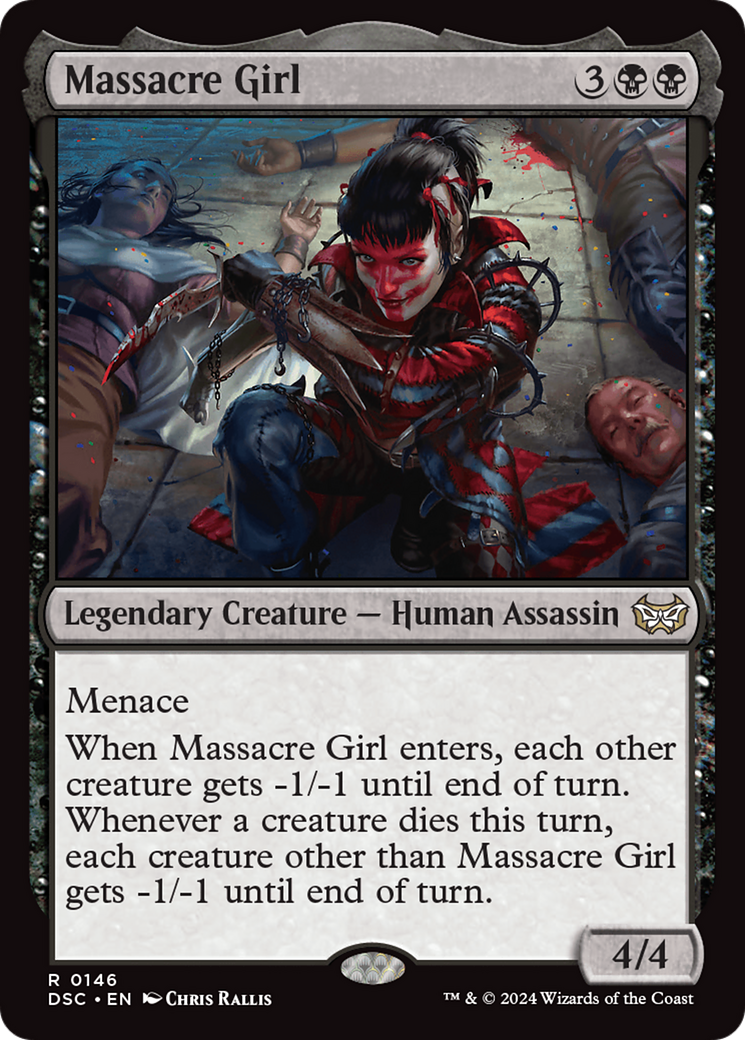 Massacre Girl (DSC-146) [Duskmourn: House of Horror Commander] MTG Single Wizards of the Coast