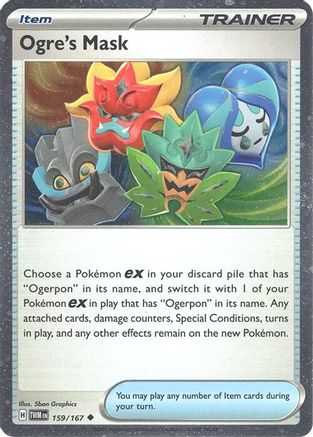 Ogre's Mask - 159/167 (Cosmos Holo) Holofoil [Misc: Cards & Products] Pokemon Single Pokémon