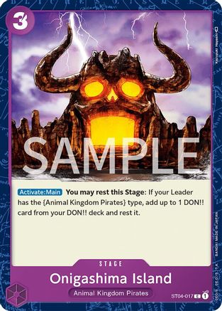 Onigashima Island (ST04-017) [Revision Pack Cards] One Piece Single Bandai