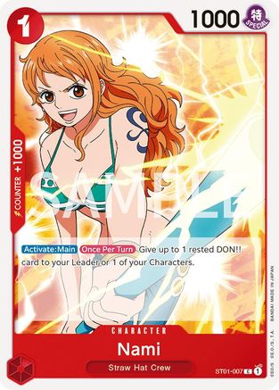 Nami (ST01-007) [Revision Pack Cards] One Piece Single Bandai