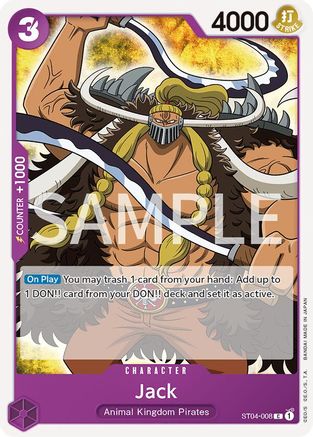 Jack (ST04-008) [Revision Pack Cards] One Piece Single Bandai