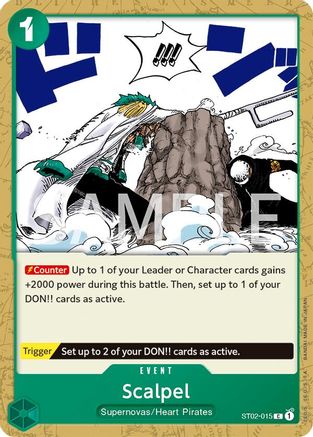 Scalpel (ST02-015) [Revision Pack Cards] One Piece Single Bandai