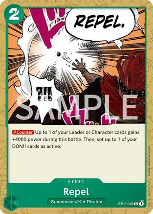 Repel (ST02-016) [Revision Pack Cards] One Piece Single Bandai