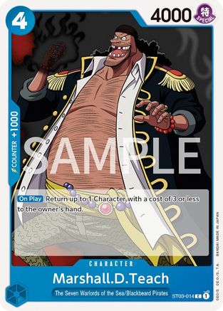 Marshall.D.Teach (ST03-014) [Revision Pack Cards] One Piece Single Bandai