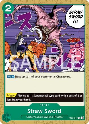 Straw Sword (ST02-017) [Revision Pack Cards] One Piece Single Bandai