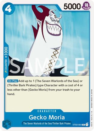 Gecko Moria (ST03-004) [Revision Pack Cards] One Piece Single Bandai