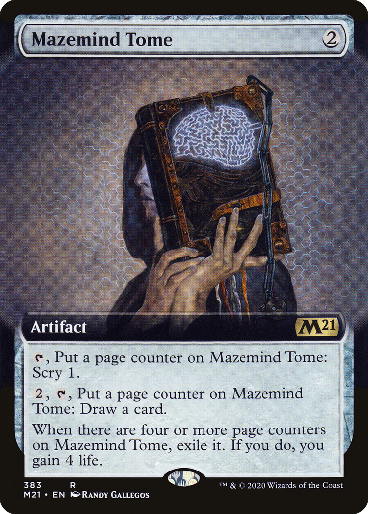 Mazemind Tome (M21-383) [Core Set 2021] (Extended Art) MTG Single Wizards of the Coast