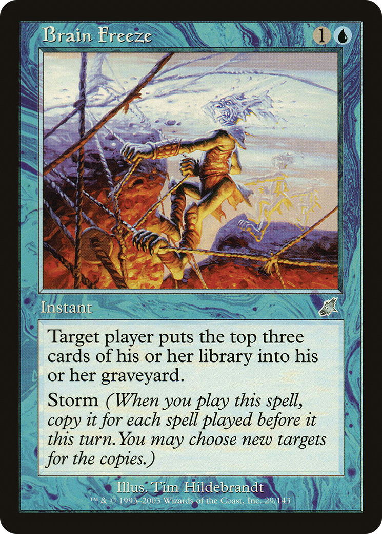 Brain Freeze (SCG-029) [Scourge] Foil MTG Single Wizards of the Coast