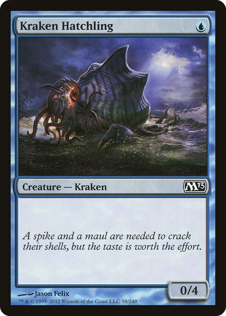 Kraken Hatchling (M13-058) [Magic 2013] MTG Single Wizards of the Coast
