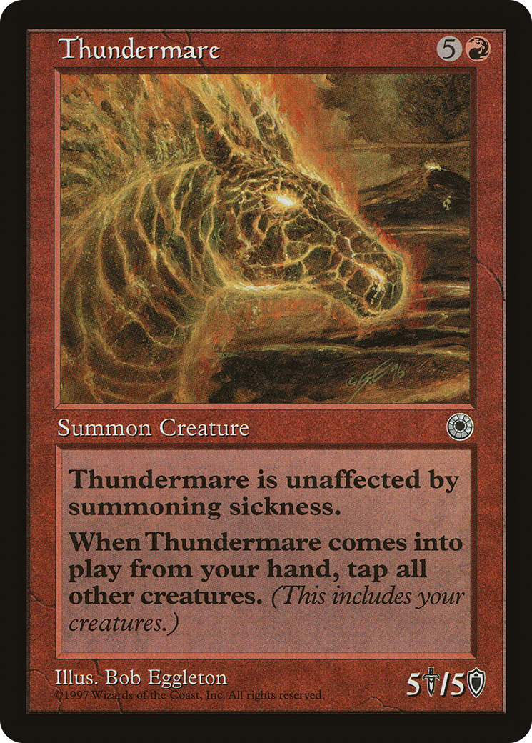 Thundermare (POR-152) [Misc] Portal MTG Single Wizards of the Coast
