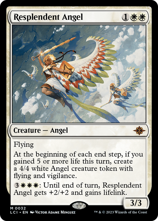 Resplendent Angel (LCI-032) [The Lost Caverns of Ixalan] MTG Single Wizards of the Coast