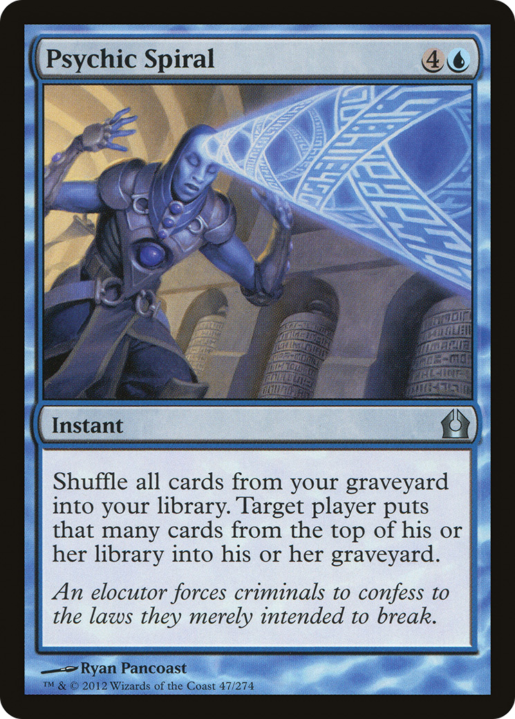 Psychic Spiral (RTR-047) [Return to Ravnica] Foil MTG Single Wizards of the Coast