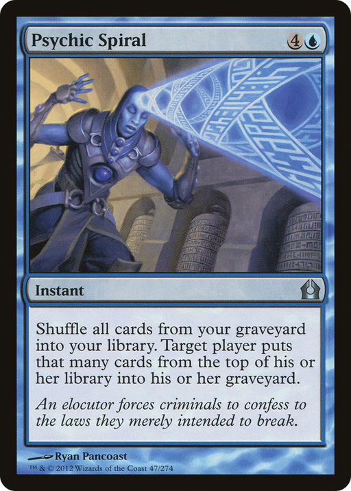 Psychic Spiral (RTR-047) [Return to Ravnica] Foil MTG Single Wizards of the Coast