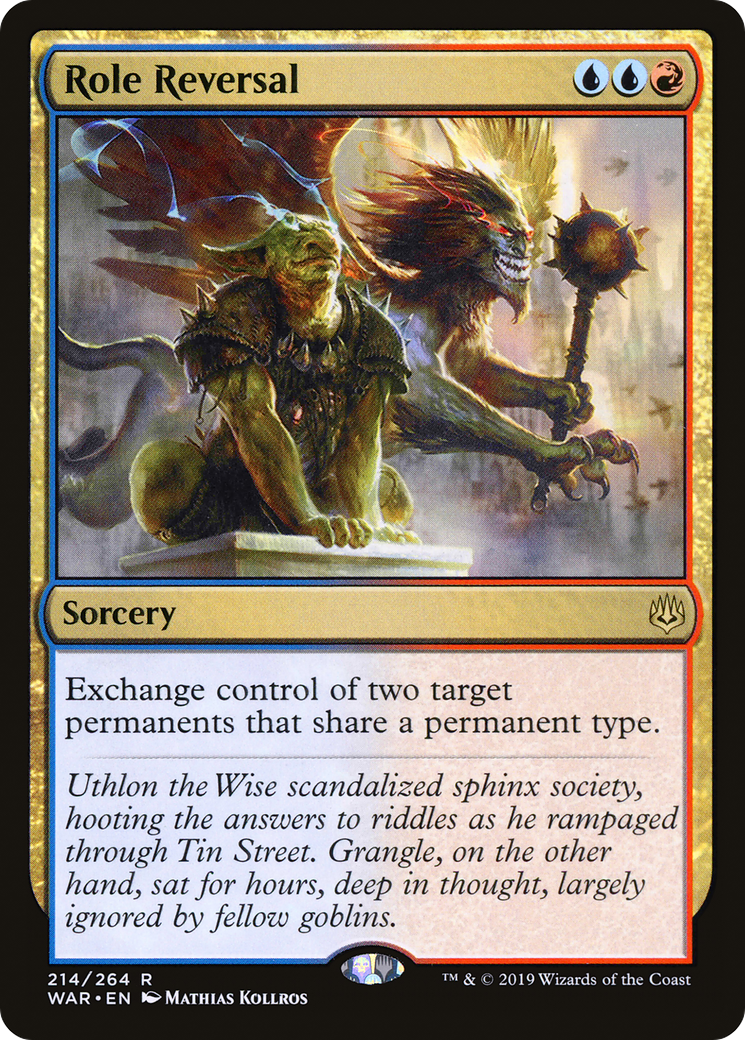 Role Reversal (WAR-214) [War of the Spark] MTG Single Wizards of the Coast