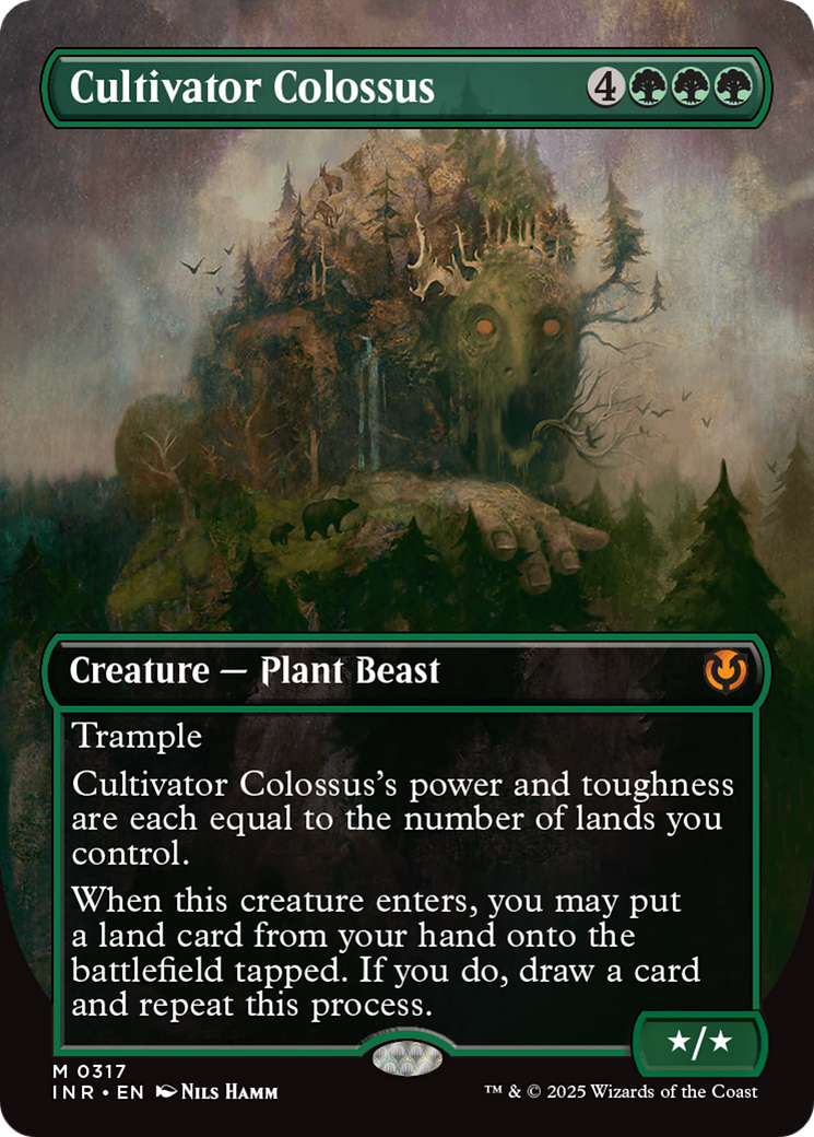 Cultivator Colossus (INR-317) [Innistrad Remastered] (Borderless) Foil MTG Single Wizards of the Coast
