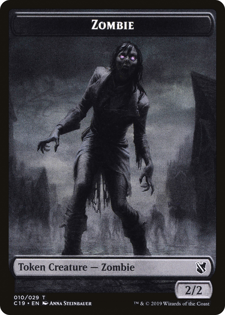 Zombie (TC19-010) [Tokens] Commander 2019 Tokens MTG Single Wizards of the Coast