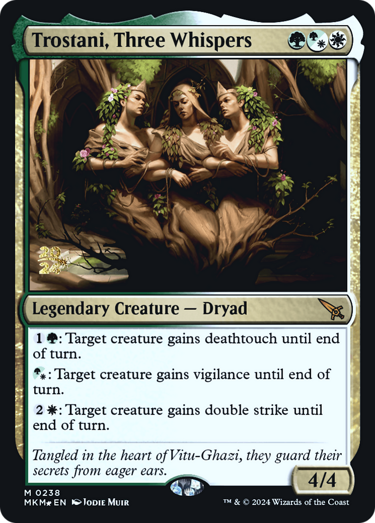 Trostani, Three Whispers (PRE-238) [Murders at Karlov Manor Promos] Foil MTG Single Wizards of the Coast