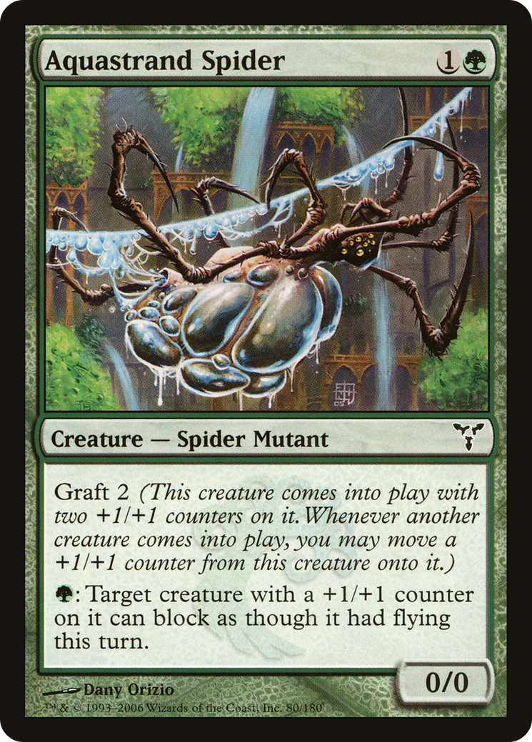 Aquastrand Spider (DIS-080) [Dissension] MTG Single Wizards of the Coast