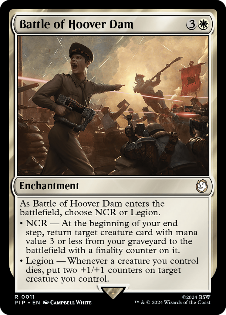 Battle of Hoover Dam (PIP-011) [Fallout] MTG Single Wizards of the Coast