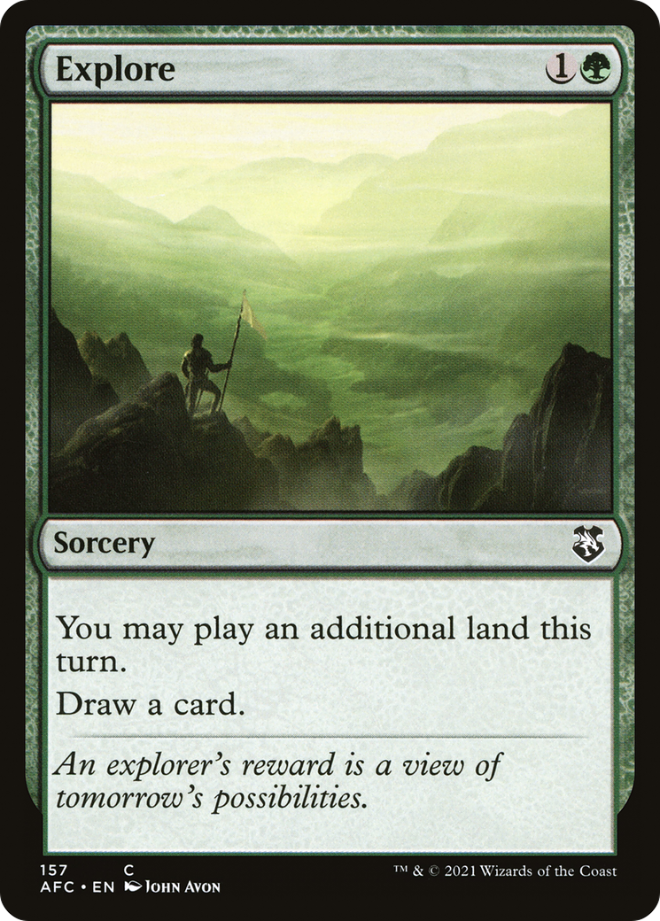 Explore (AFC-157) [Forgotten Realms Commander] MTG Single Wizards of the Coast