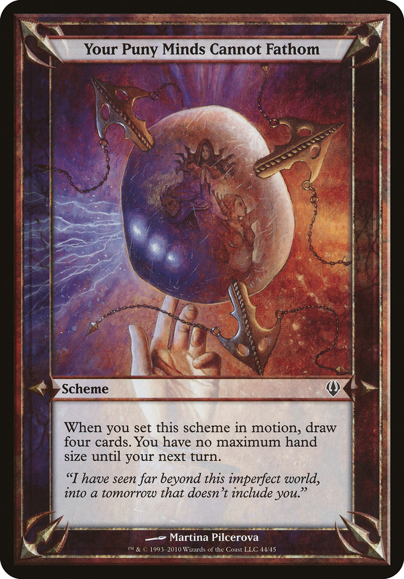 Your Puny Minds Cannot Fathom (Archenemy) (OVER-) [Misc] Archenemy Schemes MTG Single Wizards of the Coast