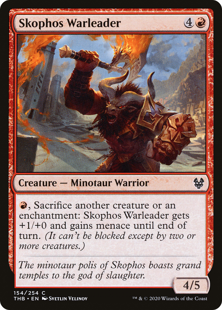 Skophos Warleader (THB-154) [Theros Beyond Death] Foil MTG Single Wizards of the Coast