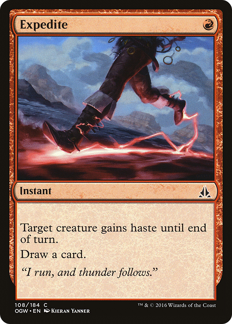 Expedite (OGW-108) [Oath of the Gatewatch] MTG Single Wizards of the Coast